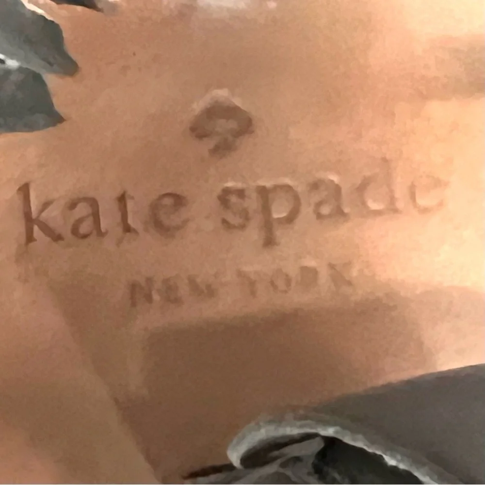 Kate Spade Alex Taupe Suede Fringe Sandals Women’s 9